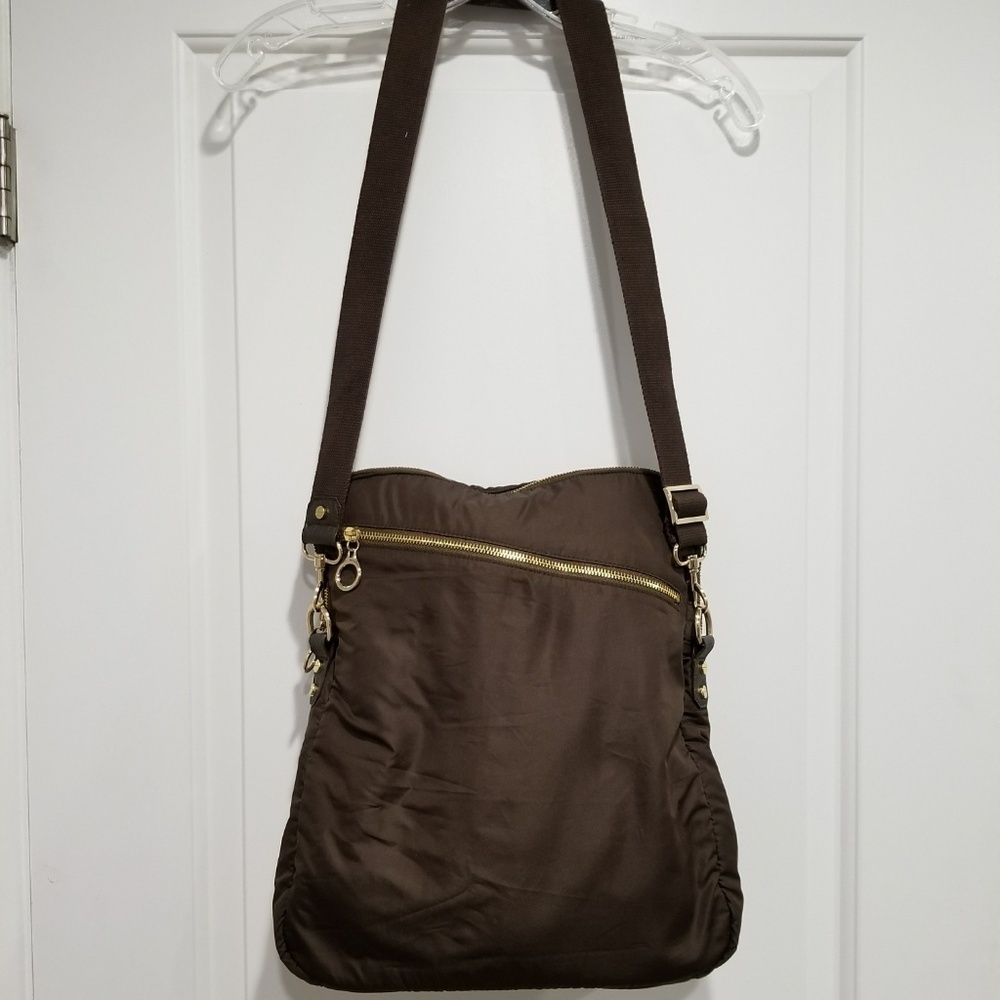 Nylon Brown Handbag - Picture 2 of 7